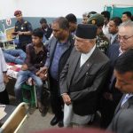 प्रधानमन्त्री ओलीद्वारा हावाहुरी प्रभावित क्षेत्रको निरीक्षण प्रधानमन्त्री ओलीद्वारा हावाहुरी प्रभावित क्षेत्रको निरीक्षण