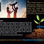 Vacancy at Tiny Hands Nepal Vacancy at Tiny Hands Nepal