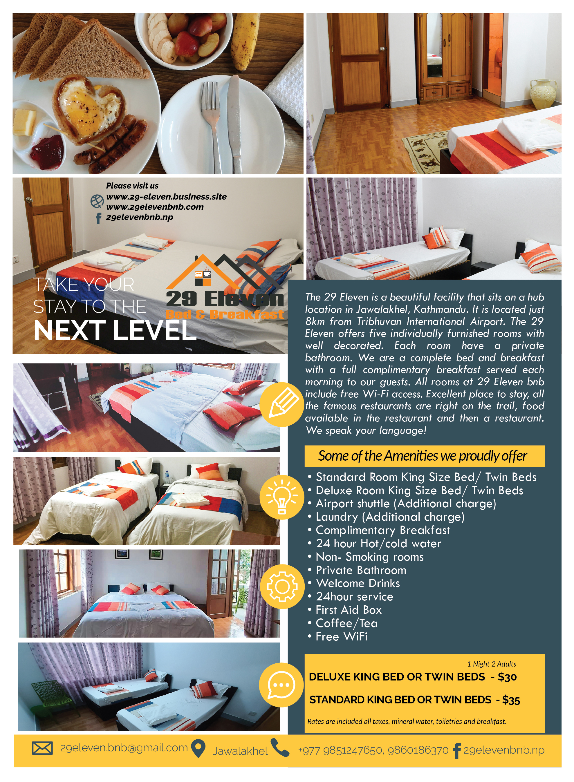 A home away from home at 29 Eleven bed and breakfast