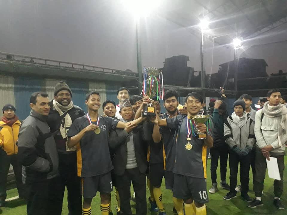 बेथशालोम भैंसेपाटीलाई फुटसल प्रतियोगिताको उपाधी