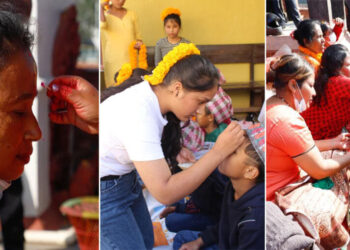 तिहारको मुख्य दिन लगाइयो ‘भाइटीका’