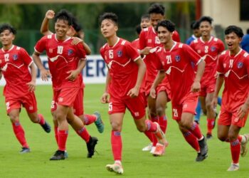 भारतमा जारी साफ यू–२० च्याम्पियनसिपमा नेपालले माल्दिभ्सलाई ४–० गोलले पराजित