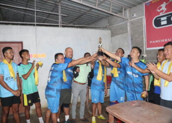 मैत्रीपूर्ण फुटबल प्रतियोगिताको उपाधी मारानाथा फुटबल क्लबलाई