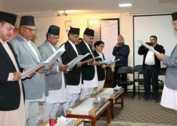 नवनियुक्त ६ जना मुख्य न्यायाधीशहरुले लिए शपथ