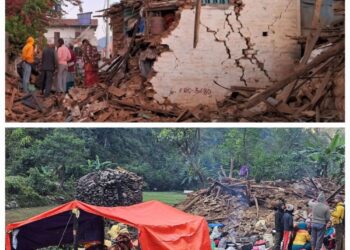 चिसो बढ्दै गर्दा भूकम्प पिडितको स्वास्थ्यमा समस्यामा, २ जनाको मृत्यु