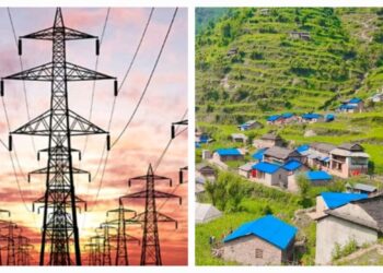 बागलुङका दुर्गम गाउँमा विद्युत् प्रसारण लाइन विस्तार