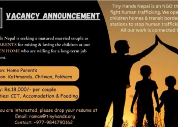 Vacancy at Tiny Hands Nepal